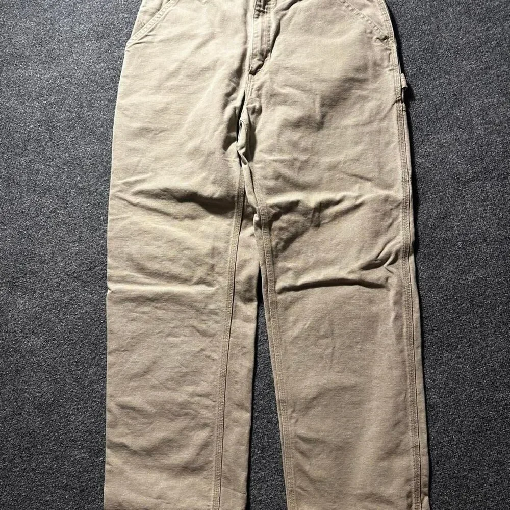 Carhartt Men's Tan and Cream Trousers